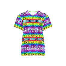 Load image into Gallery viewer, After the Rain All Over Print Scrub Top Scrub Top e-joyer 
