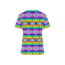 Load image into Gallery viewer, After the Rain All Over Print Scrub Top Scrub Top e-joyer 
