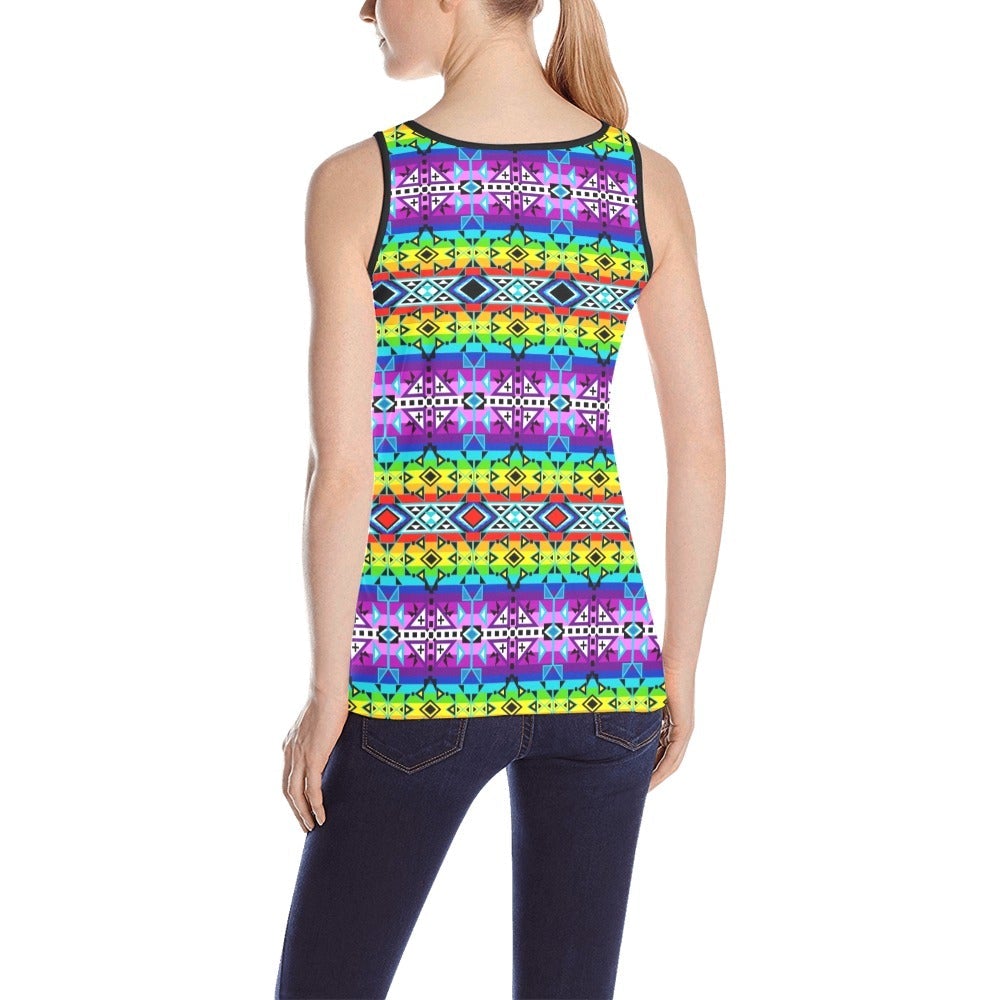 After the Rain All Over Print Tank Top for Women (Model T43) All Over Print Tank Top for Women (T43) e-joyer 