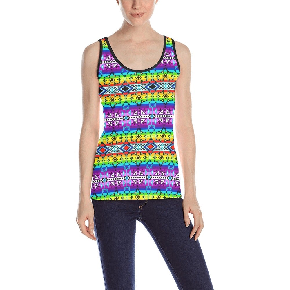 After the Rain All Over Print Tank Top for Women (Model T43) All Over Print Tank Top for Women (T43) e-joyer 