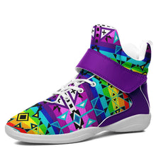 Load image into Gallery viewer, After the Rain Ipottaa Basketball / Sport High Top Shoes 49 Dzine US Women 4.5 / US Youth 3.5 / EUR 35 White Sole with Indigo Strap 
