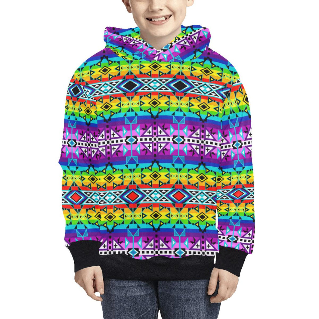 After the Rain Kids' All Over Print Hoodie (Model H38) Kids' AOP Hoodie (H38) e-joyer 