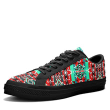 Load image into Gallery viewer, After the Southwest Rain Aapisi Low Top Canvas Shoes Black Sole 49 Dzine 
