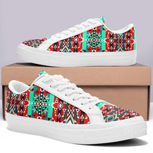 Load image into Gallery viewer, After the Southwest Rain Aapisi Low Top Canvas Shoes White Sole 49 Dzine 
