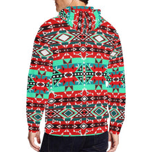 Load image into Gallery viewer, After the Southwest Rain All Over Print Full Zip Hoodie for Men (Model H14) All Over Print Full Zip Hoodie for Men (H14) e-joyer 
