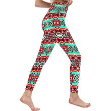 Load image into Gallery viewer, After the Southwest Rain All Over Print High-Waisted Leggings (Model L36) High-Waisted Leggings (L36) e-joyer 
