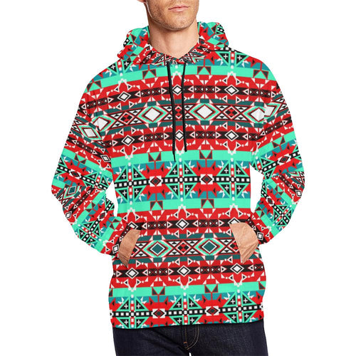 After the Southwest Rain All Over Print Hoodie for Men (USA Size) (Model H13) All Over Print Hoodie for Men (H13) e-joyer 