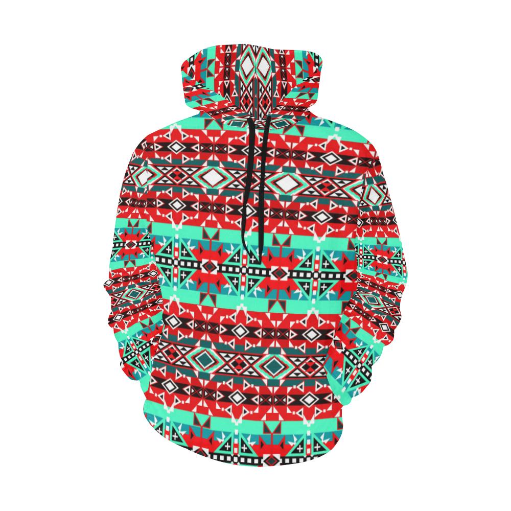 After the Southwest Rain All Over Print Hoodie for Women (USA Size) (Model H13) All Over Print Hoodie for Women (H13) e-joyer 