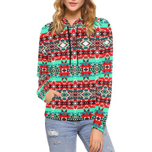 Load image into Gallery viewer, After the Southwest Rain All Over Print Hoodie for Women (USA Size) (Model H13) All Over Print Hoodie for Women (H13) e-joyer 
