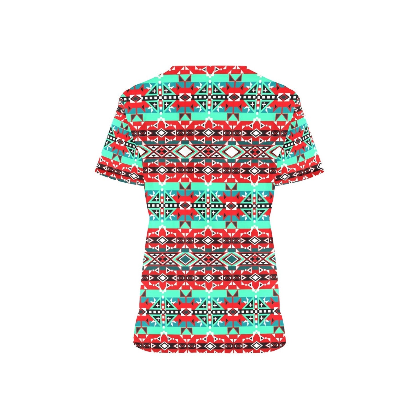 After the Southwest Rain All Over Print Scrub Top Scrub Top e-joyer 