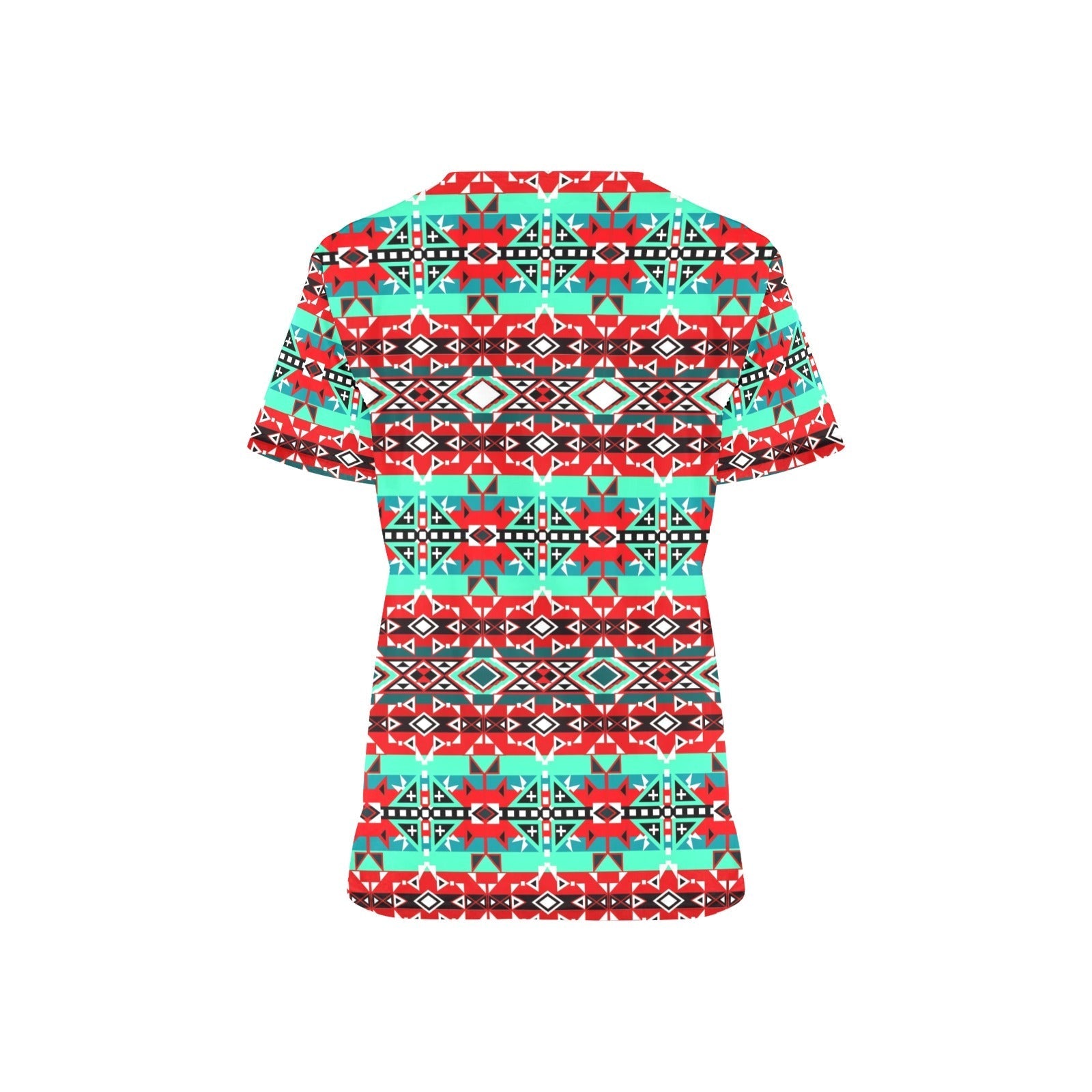 After the Southwest Rain All Over Print Scrub Top Scrub Top e-joyer 