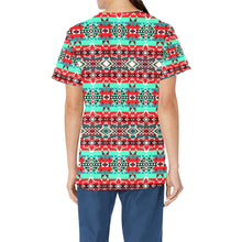 Load image into Gallery viewer, After the Southwest Rain All Over Print Scrub Top Scrub Top e-joyer 
