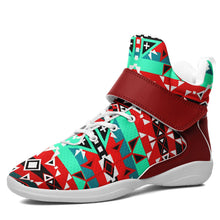 Load image into Gallery viewer, After the Southwest Rain Ipottaa Basketball / Sport High Top Shoes 49 Dzine US Women 4.5 / US Youth 3.5 / EUR 35 White Sole with Dark Red Strap 
