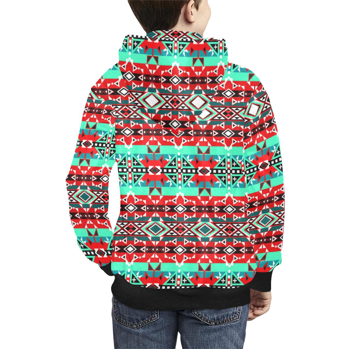 After the Southwest Rain Kids' All Over Print Hoodie (Model H38) Kids' AOP Hoodie (H38) e-joyer 