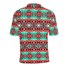 Load image into Gallery viewer, After the Southwest Rain Men&#39;s All Over Print Polo Shirt (Model T55) Men&#39;s Polo Shirt (Model T55) e-joyer 
