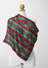 Load image into Gallery viewer, After the Southwest Rain Satin Shawl Scarf 49 Dzine 
