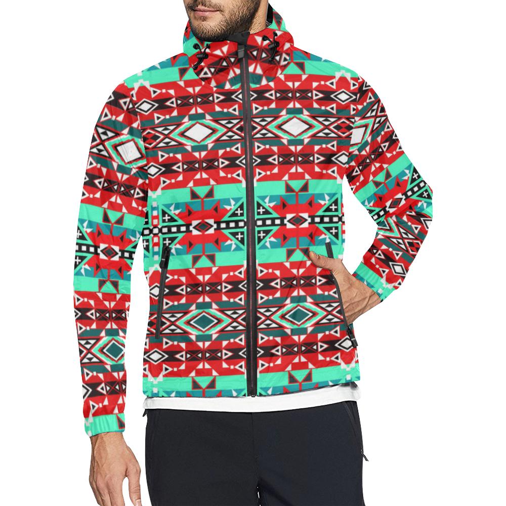 After the Southwest Rain Unisex All Over Print Windbreaker (Model H23) All Over Print Windbreaker for Men (H23) e-joyer 