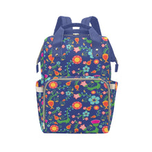 Load image into Gallery viewer, Bee Spring Twilight Multi-Function Diaper Backpack/Diaper Bag
