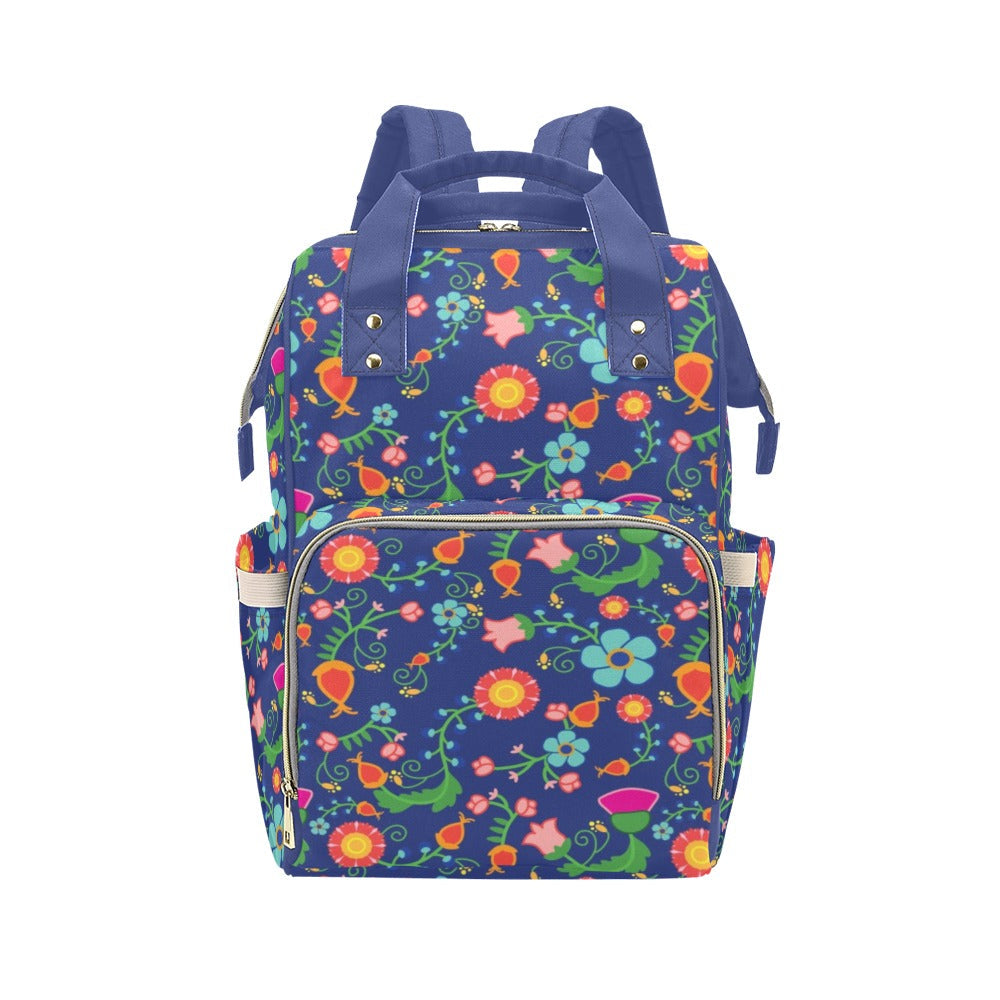 Bee Spring Twilight Multi-Function Diaper Backpack/Diaper Bag