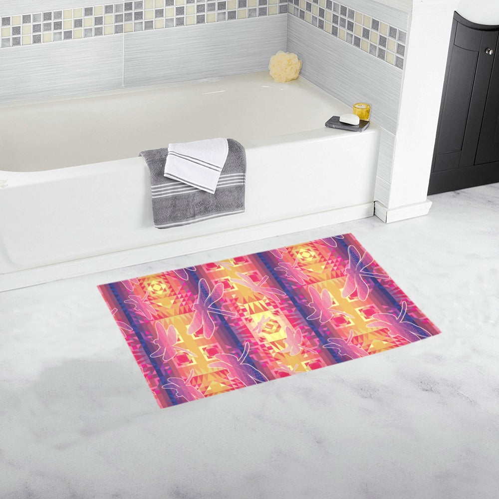 Kaleidoscope Dragonfly Bath Rug 16''x 28''