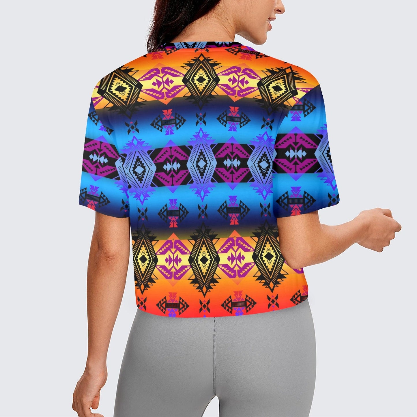 Sovereign Nation Sunrise Crop Top