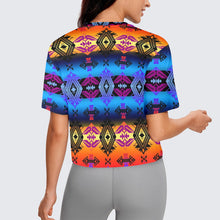 Load image into Gallery viewer, Sovereign Nation Sunrise Crop Top
