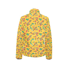 Load image into Gallery viewer, Swift Pastel Yellow Women&#39;s Stand Collar Padded Jacket
