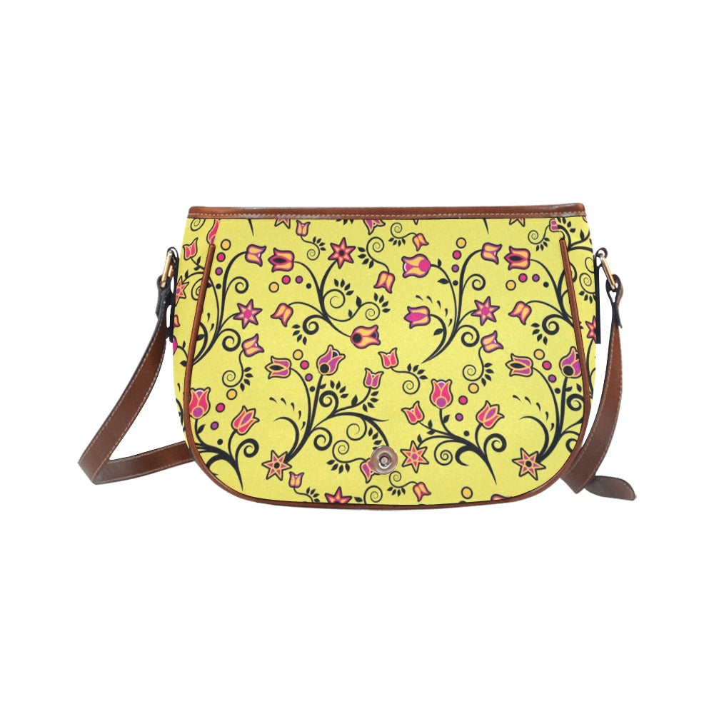 Key Lime Star Saddle Bag