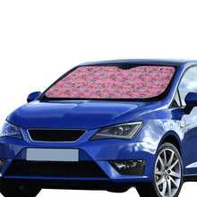 Load image into Gallery viewer, Blue Trio Bubblegum Car Sun Shade 55&quot;x30&quot;
