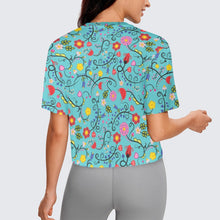 Load image into Gallery viewer, Nipin Blossom Sky Crop Top
