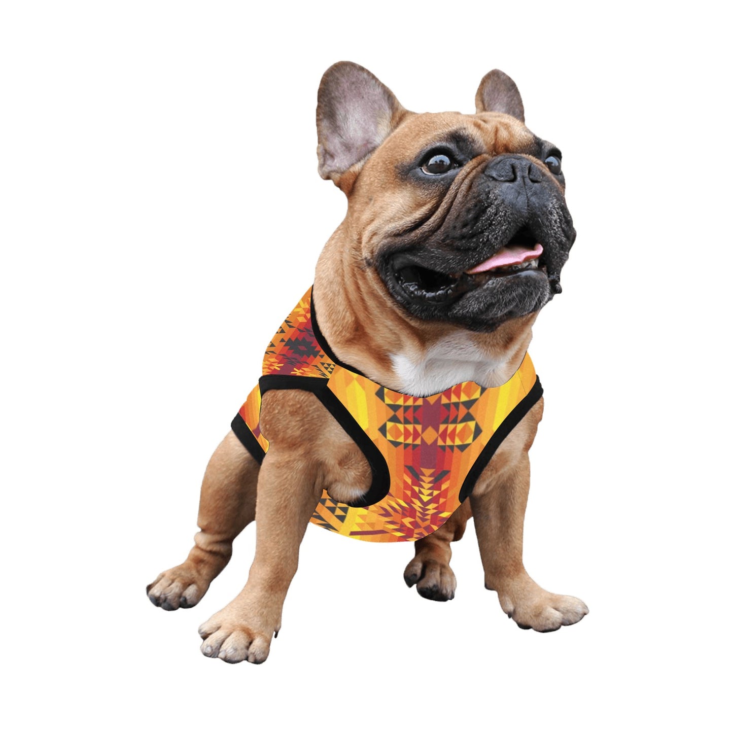Desert Geo Yellow Red Pet Tank Top