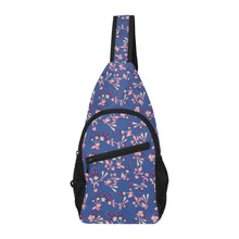 Load image into Gallery viewer, Swift Floral Peach Blue Chest Bag
