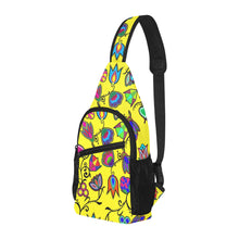 Load image into Gallery viewer, Indigenous Paisley Yellow Chest Bag
