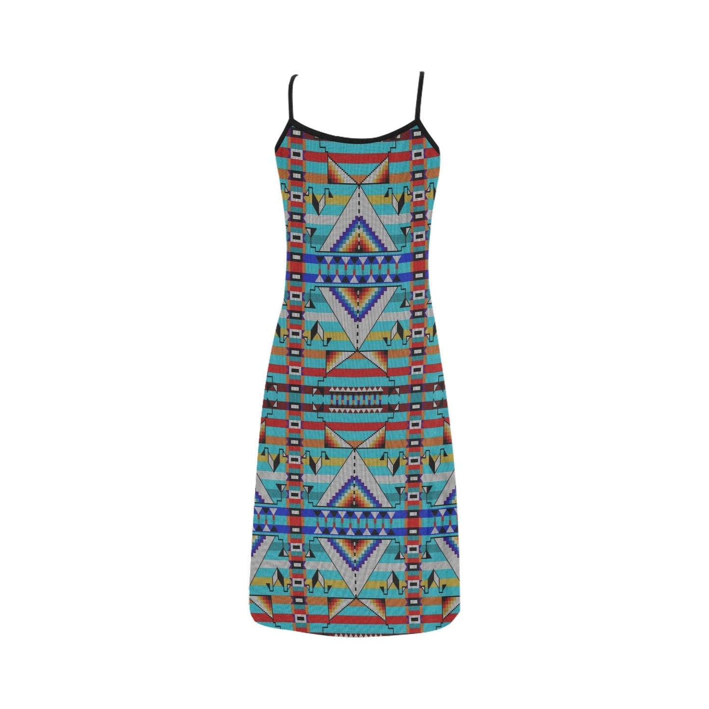 Medicine Blessing Turquoise Alcestis Slip Dress