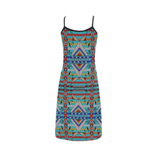 Load image into Gallery viewer, Medicine Blessing Turquoise Alcestis Slip Dress
