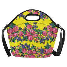 Load image into Gallery viewer, Kokum&#39;s Revenge Yellow Neoprene Lunch Bag/Large
