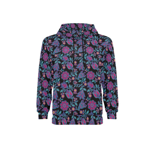 Beaded Nouveau Coal Fleece Hoodie