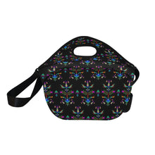 Load image into Gallery viewer, Dakota Damask Black Neoprene Lunch Bag/Large
