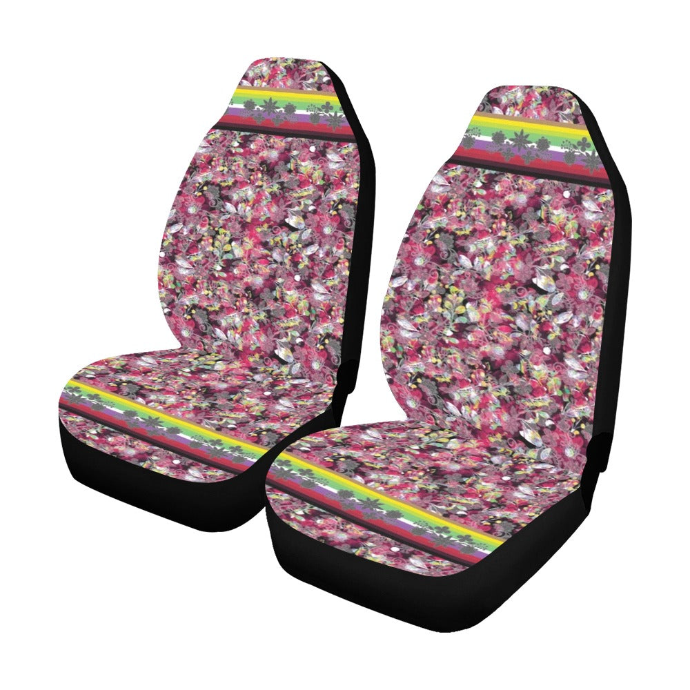 Culture in Nature Maroon Car Seat Covers (Set of 2)