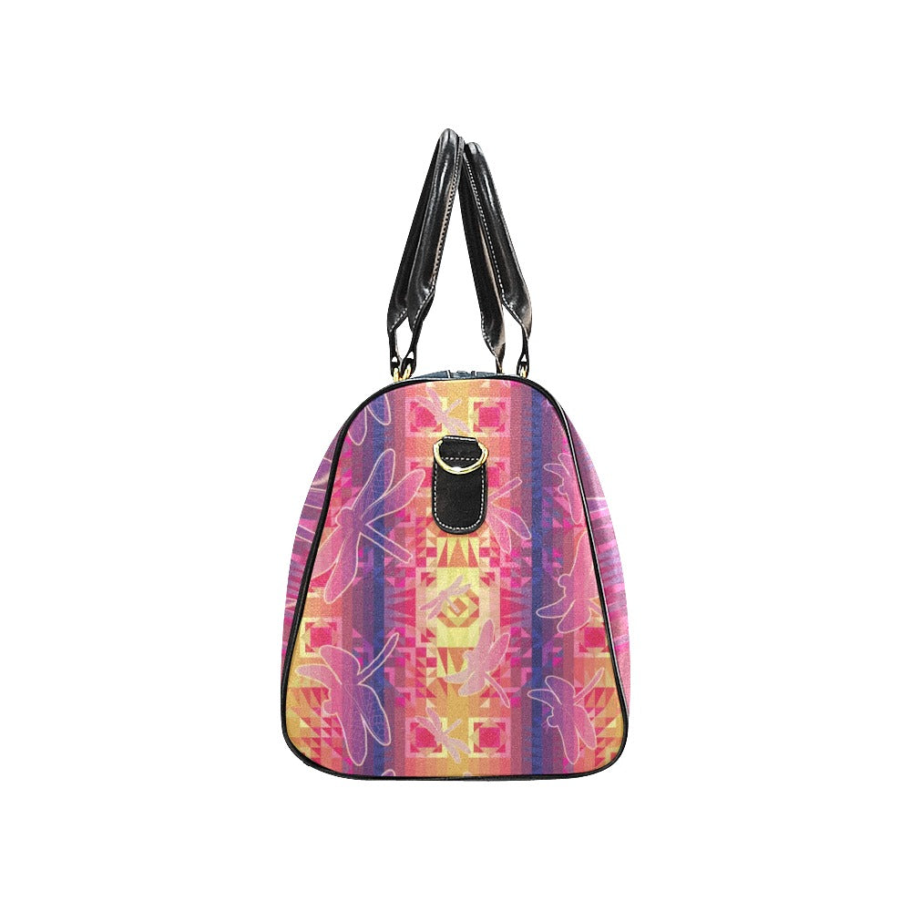 Kaleidoscope Dragonfly New Waterproof Travel Bag/Small