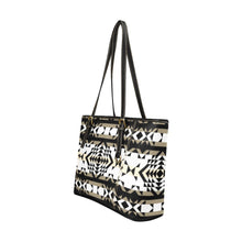 Load image into Gallery viewer, Black Rose Winter Canyon Leather Tote Bag
