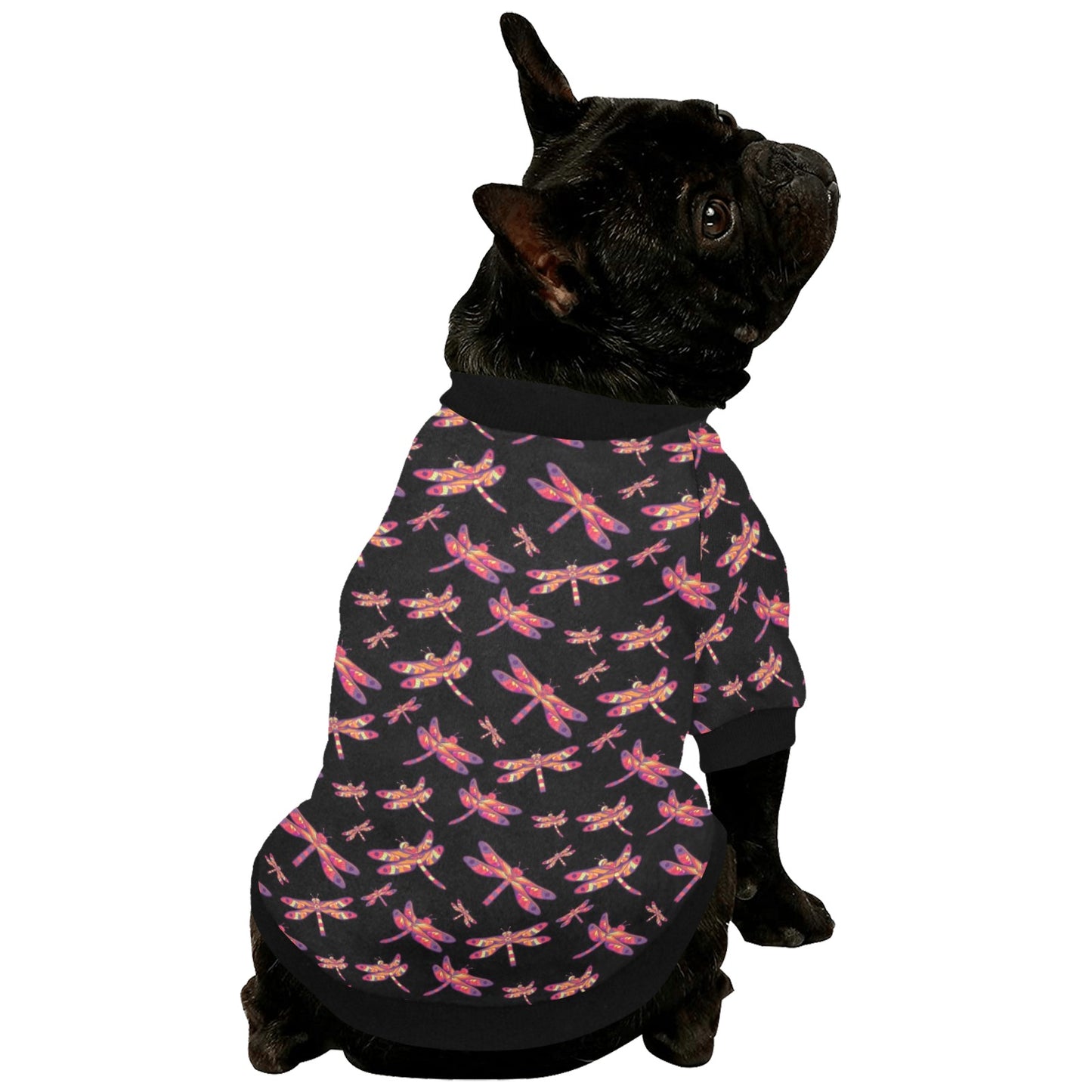 Gathering Noir Pet Dog Round Neck Shirt