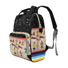 Load image into Gallery viewer, Ledger Village Midnight Multi-Function Diaper Backpack/Diaper Bag
