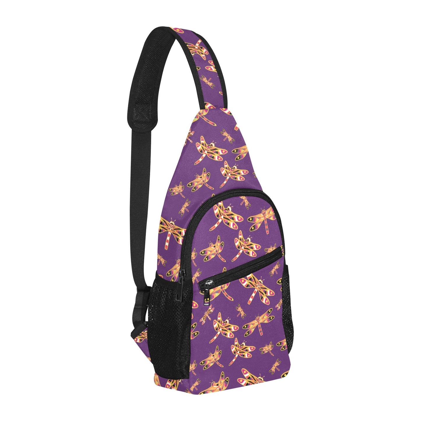 Gathering Yellow Purple Chest Bag