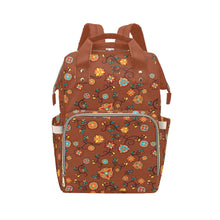 Load image into Gallery viewer, Fire Bloom Shade Multi-Function Diaper Backpack/Diaper Bag
