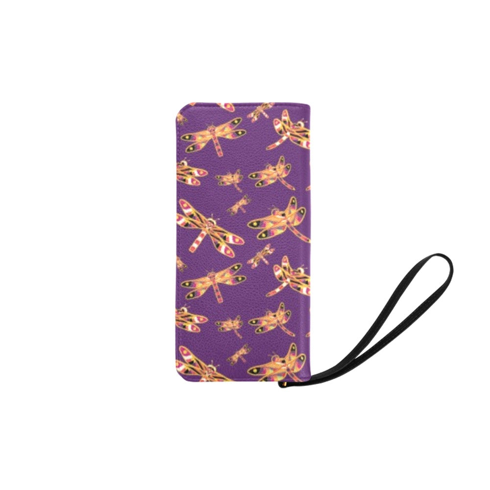 Gathering Yellow Purple Clutch