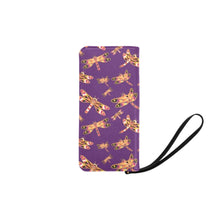 Load image into Gallery viewer, Gathering Yellow Purple Women&#39;s Clutch Purse
