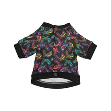 Load image into Gallery viewer, Neon Floral Eagles Pet Dog Round Neck Shirt
