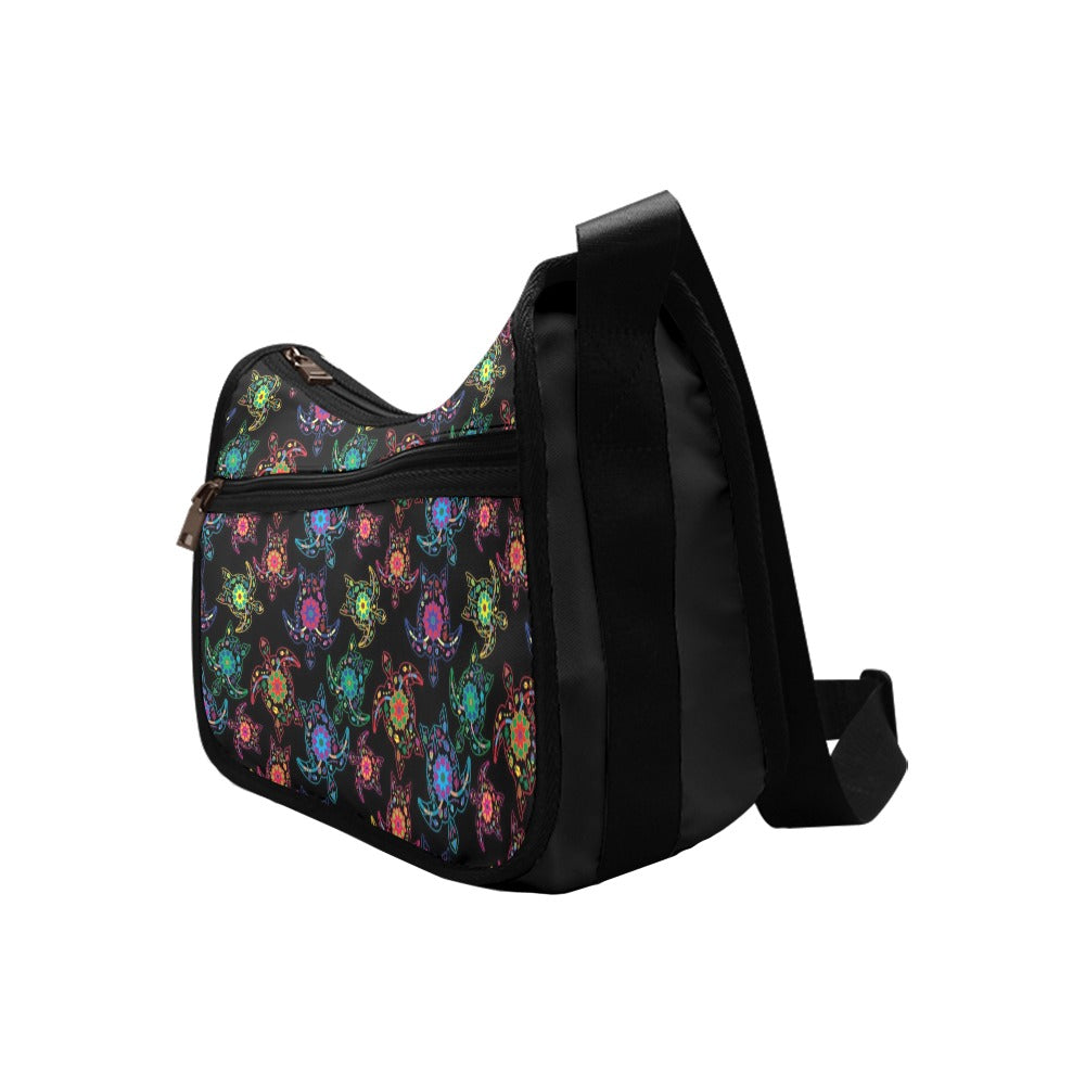 Floral Turtle Crossbody Bags