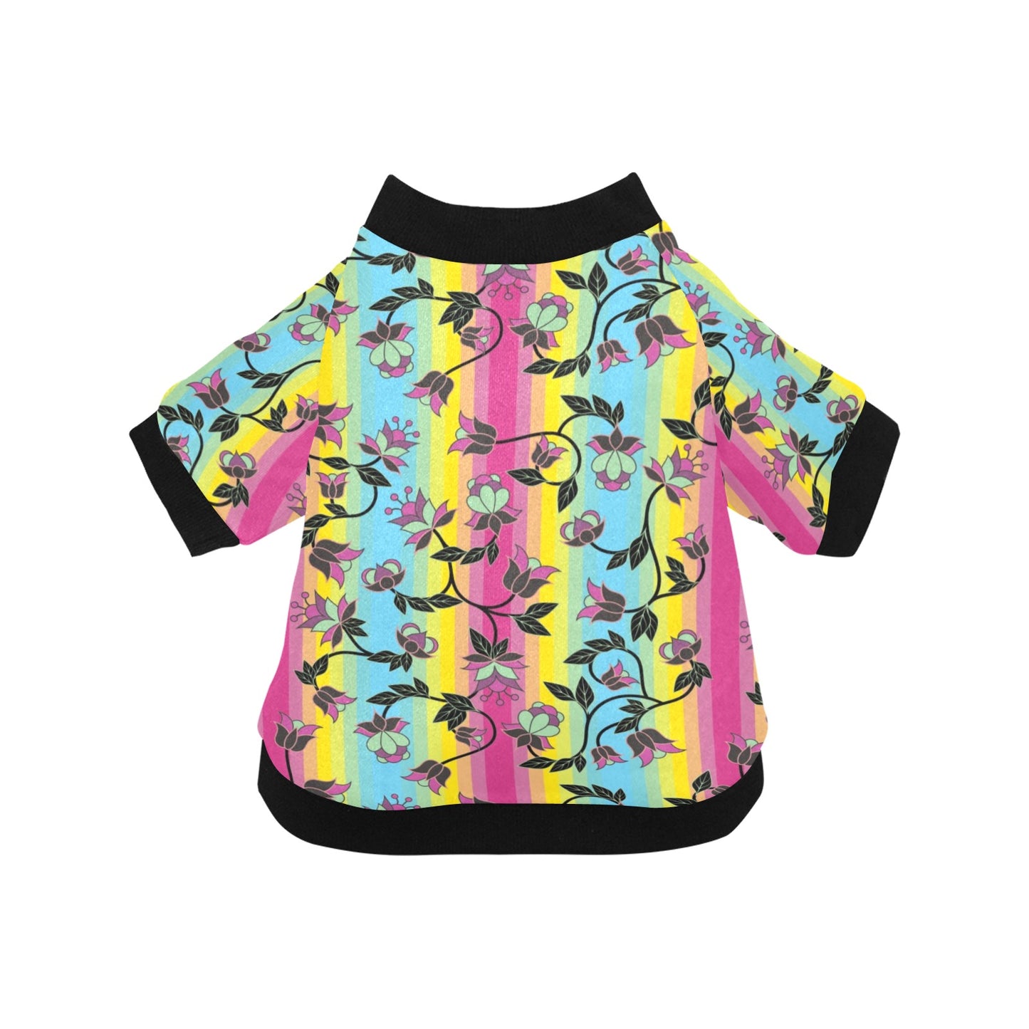 Powwow Carnival Pet Dog Round Neck Shirt